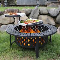 Hayler 36" W / 42" W Wood Burning Outdoor Fire Pit Table with Lid | was $149.99, now $119.99 at Wayfair&nbsp; (save 20%)